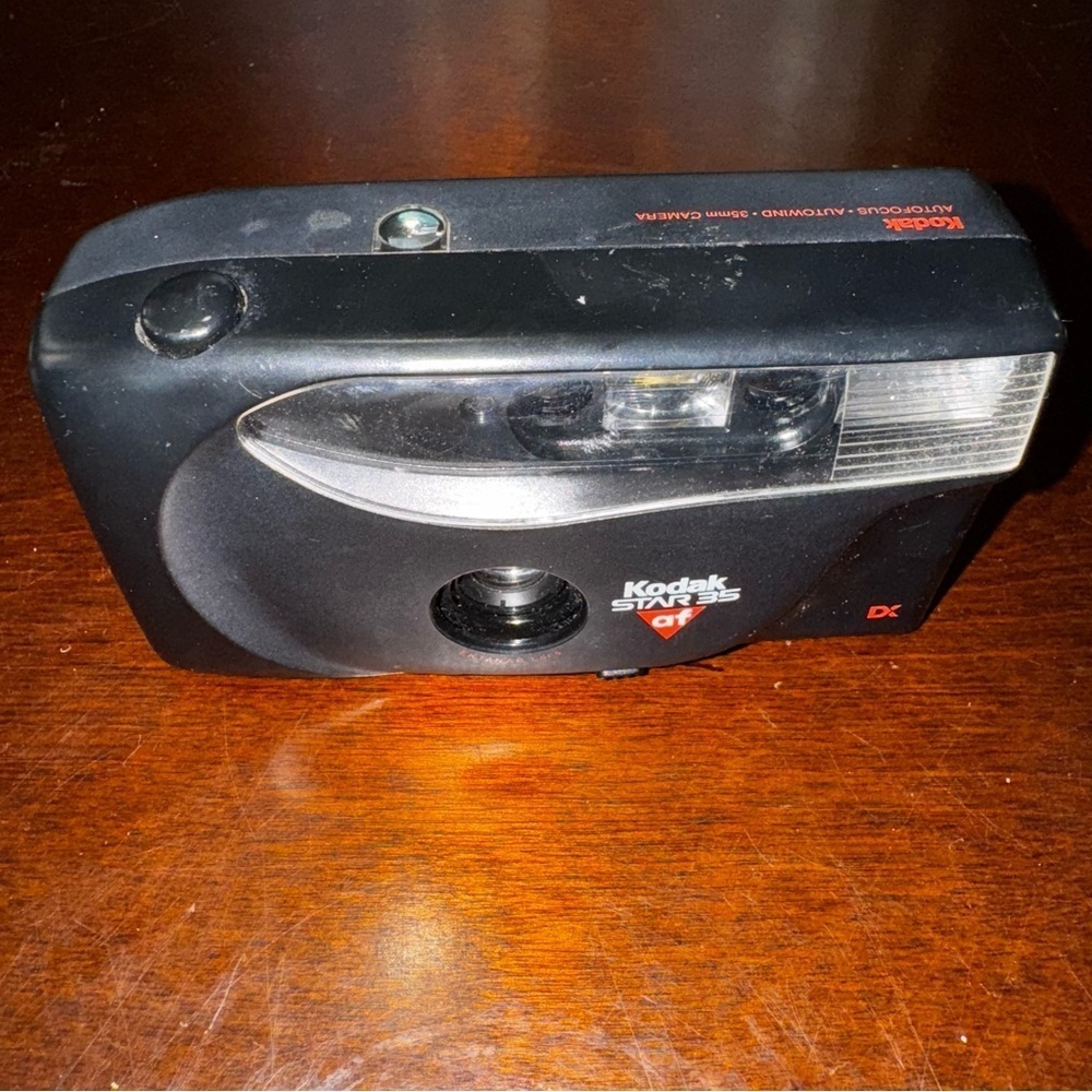 VTG Kodak Star 35 AF 35MM Film Camera (Shutter and Flash Working) EKTANAR LENS